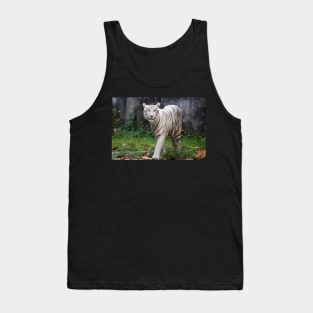 White Bengal Tiger Tank Top